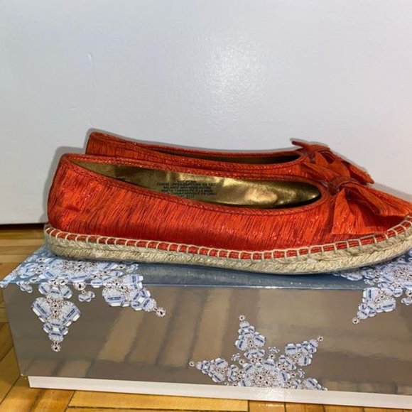 Nine West Raffia espadrille flats - chic summer slip - on shoes - Picture 2 of 3